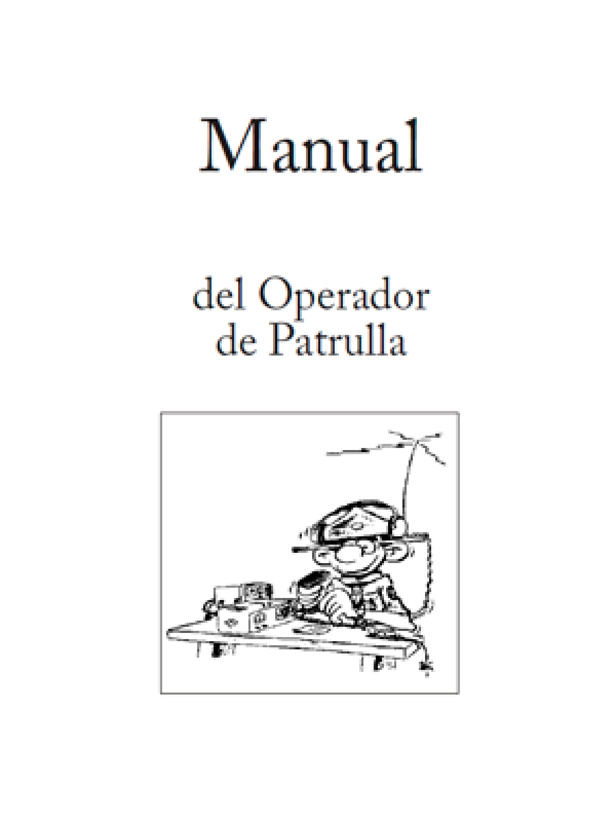 Manual del Operador de Patrulla
